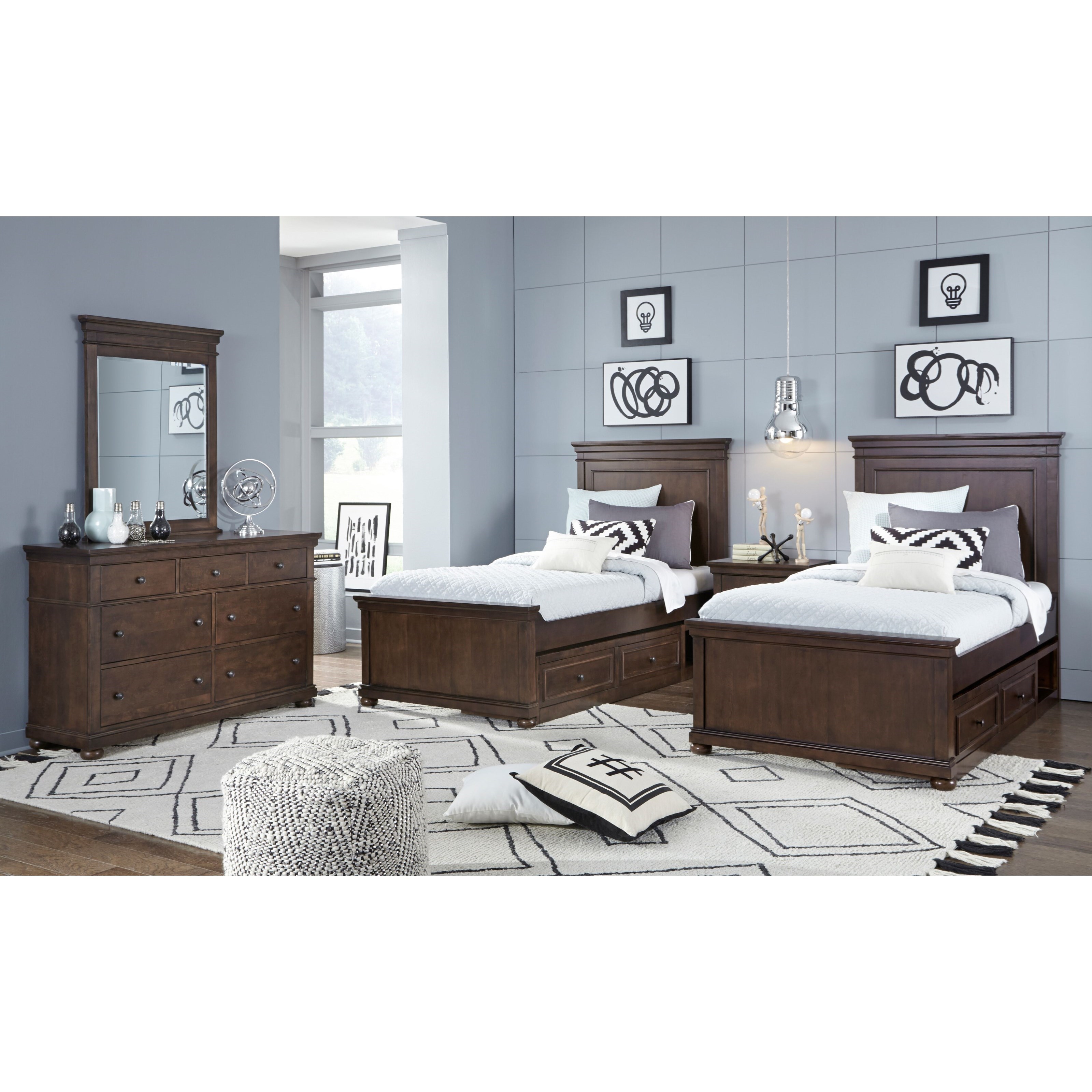 Legacy Classic Kids Canterbury Twin and Full Bedroom Group Belfort